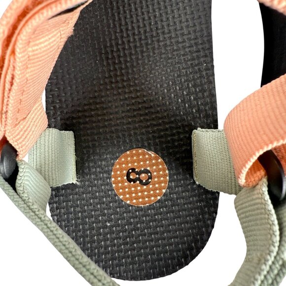 Teva Flatform Universal Multicolor Sherbet Platform Wedge Sandals Women's Size 8 - Picture 5 of 7